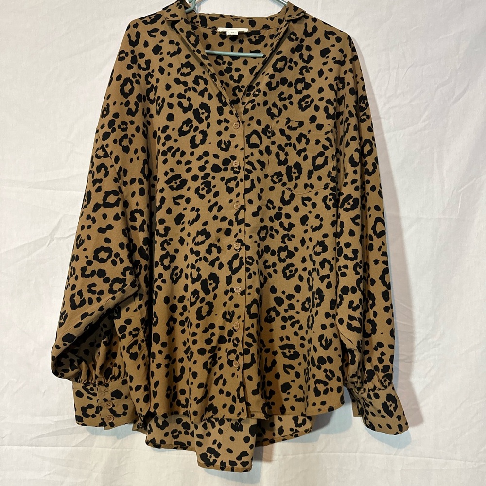 Loveriche Leopard Print Blouse
